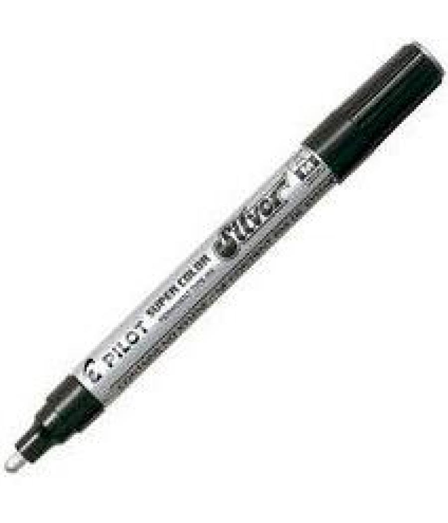 Pilot marcador permanente desechable plata medio