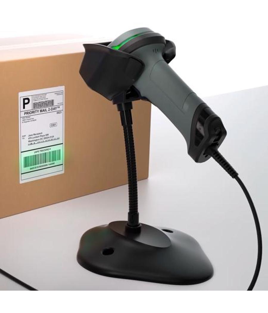 Safescan 330-w escáner de códigos de barras con cable usb-a y soporte 1d y2d