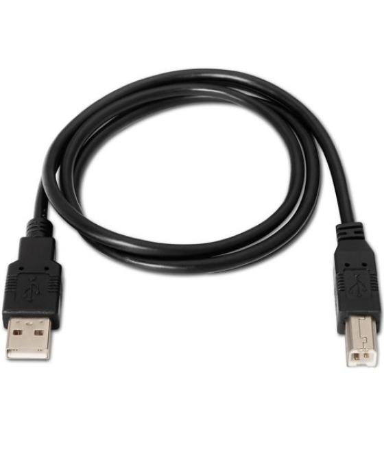 Aisens cable usb 2.0 impresora tipo a/m - b/m negro 1,8m
