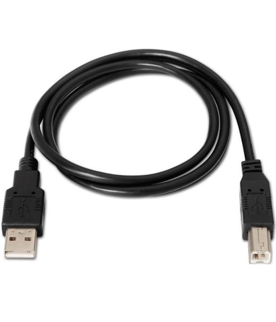 Aisens cable usb 2.0 impresora tipo a/m - b/m negro 1,8m