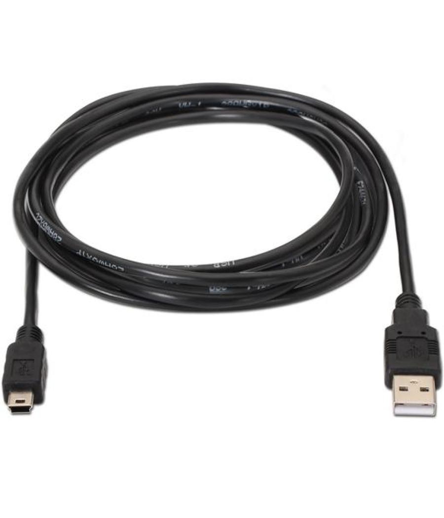 Aisens cable usb 2.0 tipo a/m - mini b/m negro 1,8m