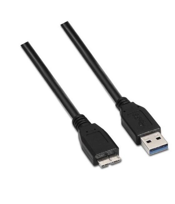 Aisens cable usb 3.0 tipo a/m - micro b/m negro 1,0 m
