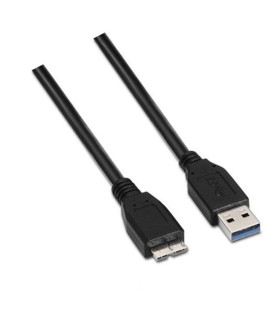 Aisens cable usb 3.0 tipo a/m - micro b/m negro 1,0 m