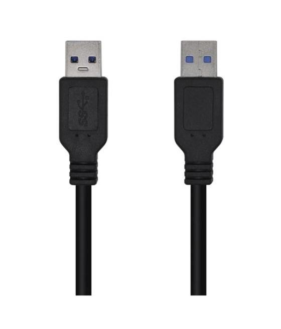 Aisens cable usb 3.0 tipo a/m - a/m negro 1,0m