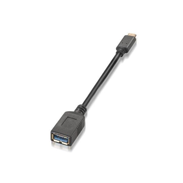Aisens cable usb 3.1 gen1 5gbps 3a, tipo usb-c/m-a/h, 15cm