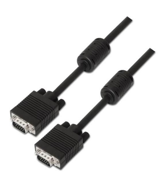 Aisens cable svga con ferrita hdb15/m - hdb15/m negro 1,8m
