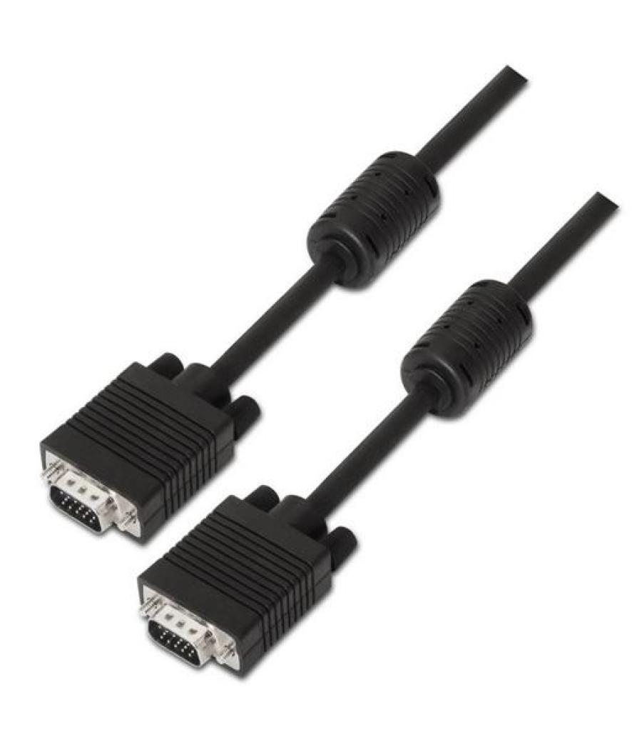 Aisens cable svga con ferrita hdb15/m - hdb15/m negro 1,8m