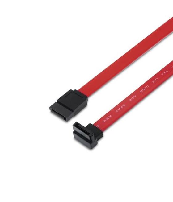Aisens cable sata iii datos 6g datos acodado rojo 0,5m