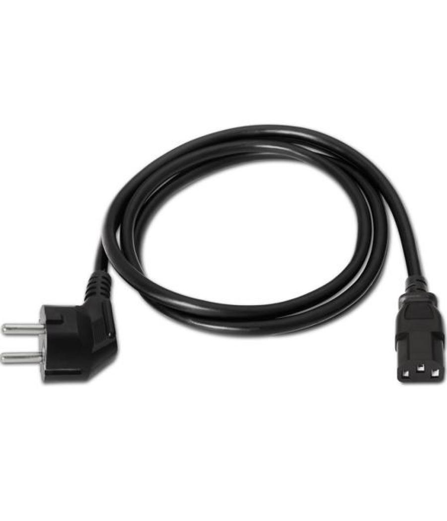 Aisens cable alimentación cpu cee7/m - c13/h negro 1,5m