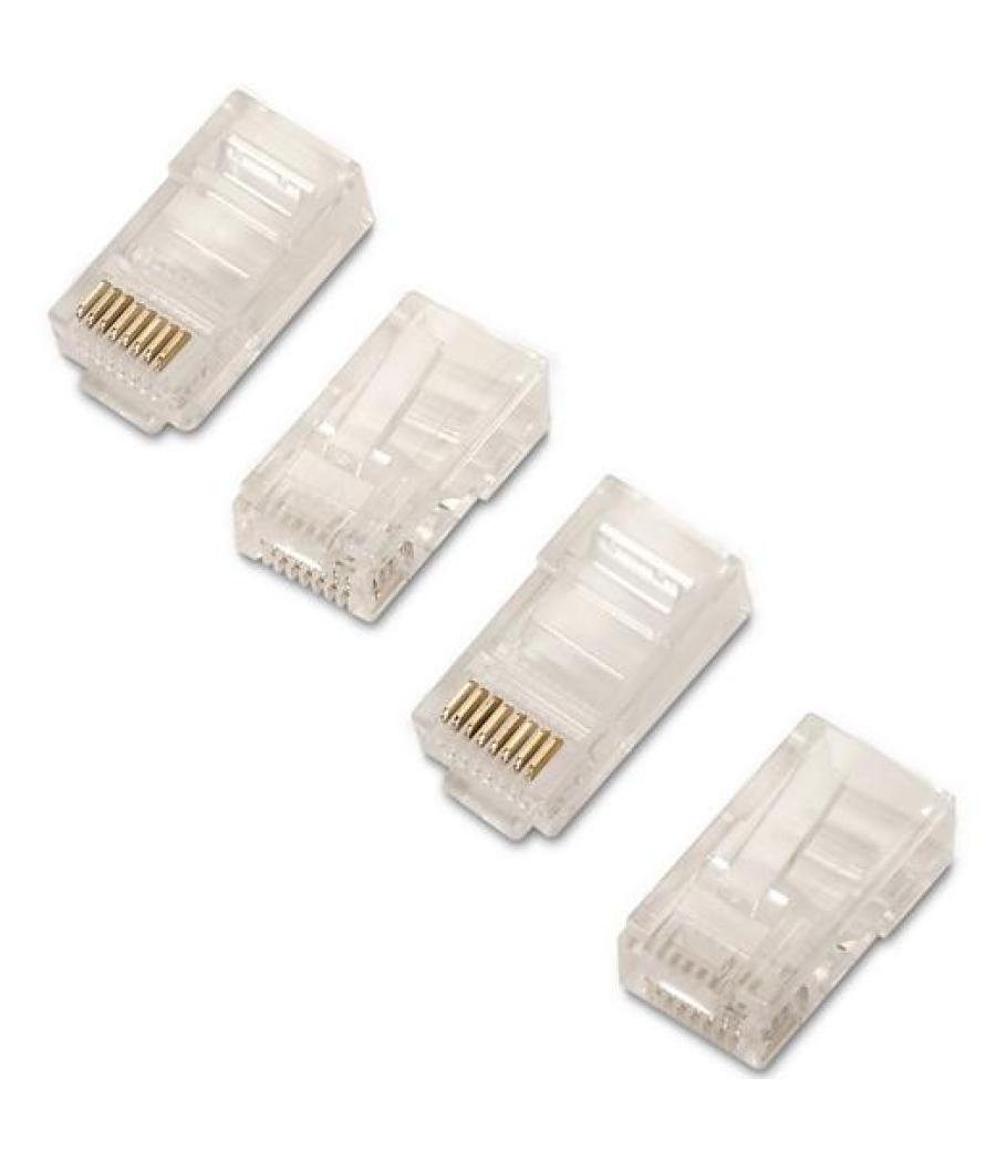 Aisens conector rj45 8 hilos cat.6 awg24 (10 uds)