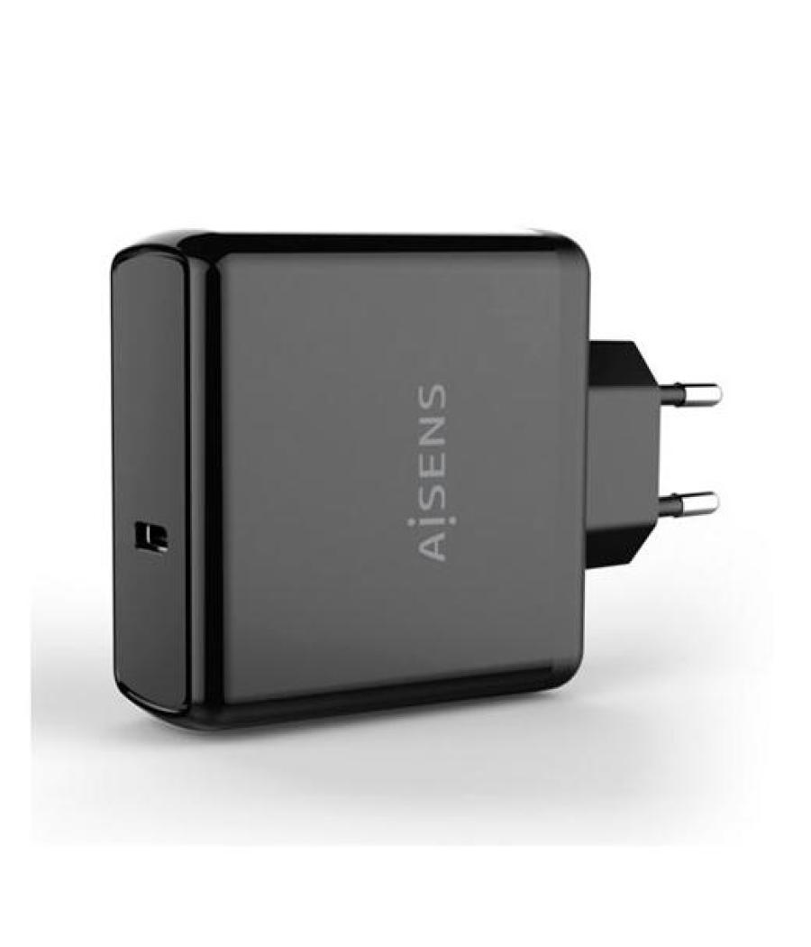 Aisens cargador pd3.0 qc3.0 1xusb-c 60w black