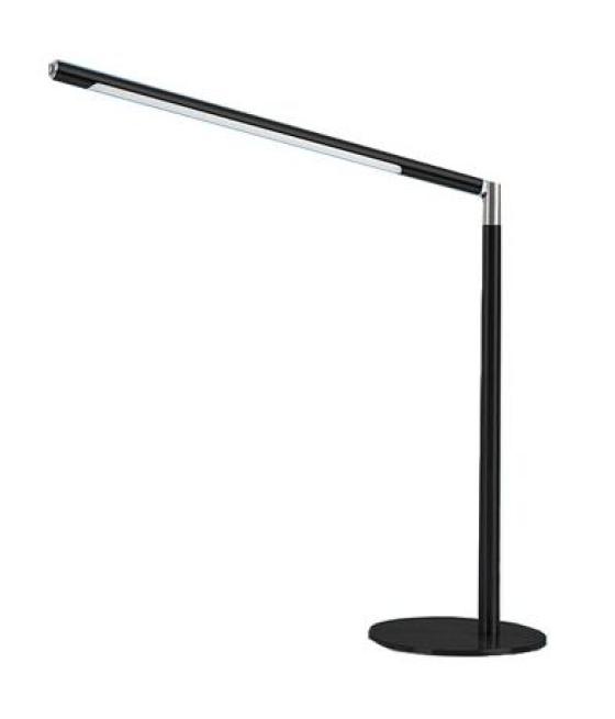 Archivo 2000 lámpara led sobremesa aura cabezal giratorio 360º regulador intensidad 390x420mm negro