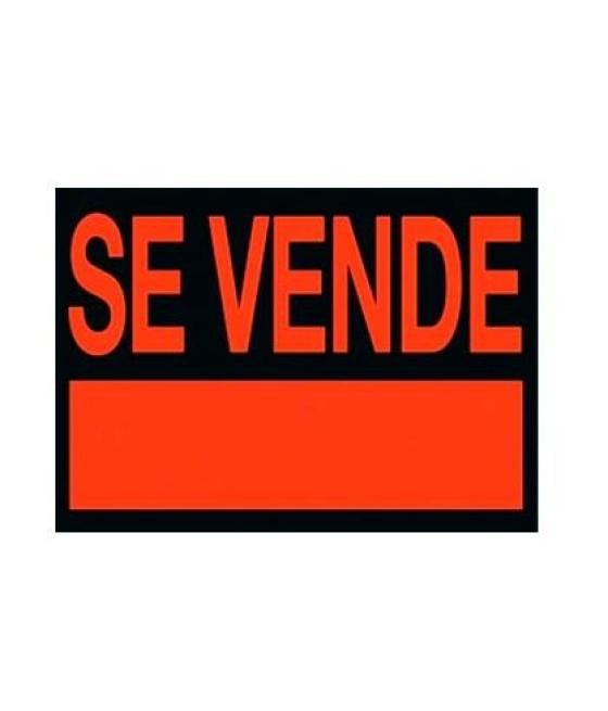 Archivo 2000 cartel "se vende" 700x500 mm pvc negro