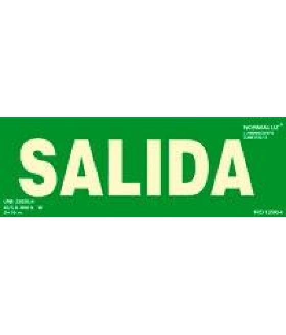 Archivo 2000 pack de 2 señales salida 300x105 pvc verde