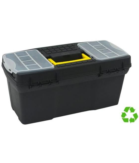 Archivo 2000 caja de herramientas sostenible s pequeña 190x390x180mm pp negro