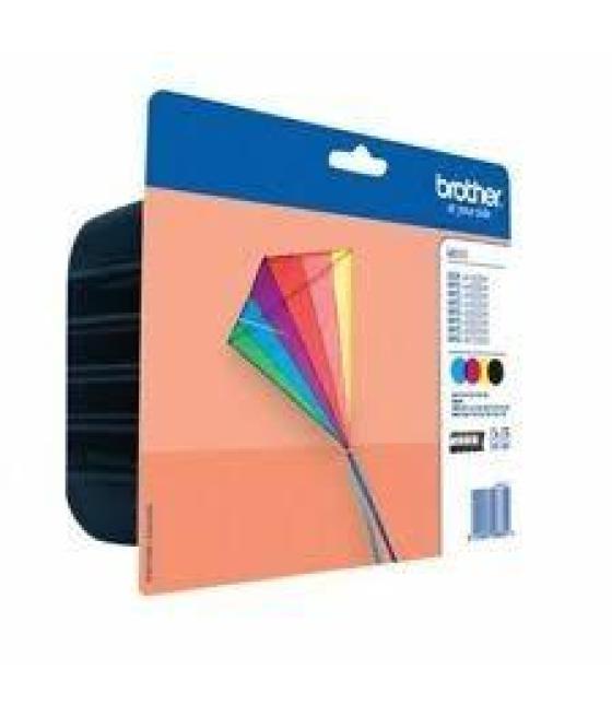 Brother tinta bk/c/m/y dcp-j562dw/j4120dw - mfc-j4120dw/j480dw/j880dw/j4420dw/j4620dw/j5320dw/j5620dw/j5720dw - pack 4 colores