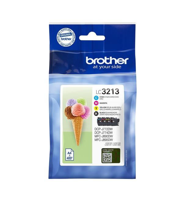 Brother tinta bk/c/m/y dcp-j572dw - mfc-j491dw/j497dw/j890dw/j895dw - alta capacidad - pack 4 colores