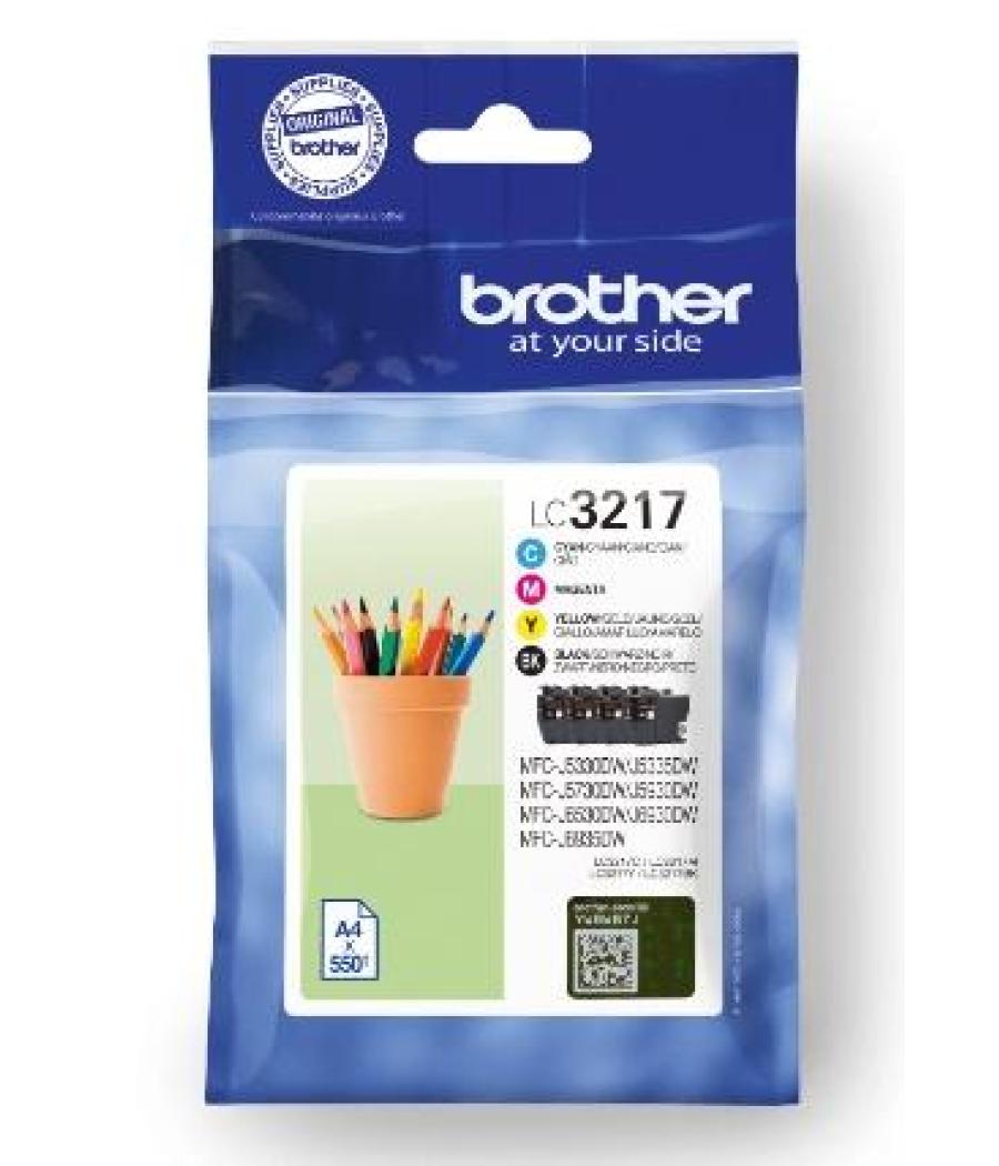 Brother tinta bk/c/m/y mfc-j5330dw/j5730dw/j6530dw/j6930dw - pack 4 colores