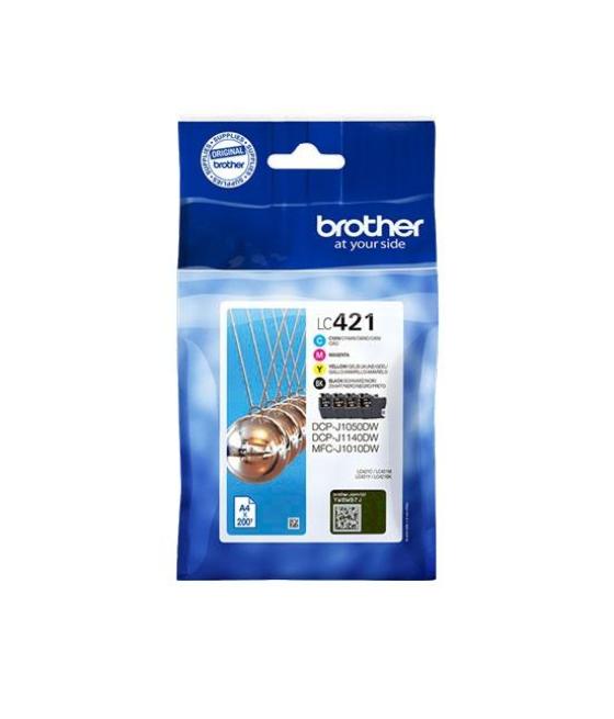Brother tinta bk/c/m/y dcp-j1050dw - mfc-j1010dw - pack 4 colores