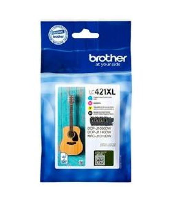 Brother tinta bk/c/m/y dcp-j1050dw - mfc-j1010dw - pack 4 colores