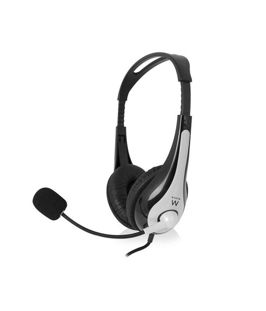 EWENT EW3562 Auriculares + Micrófono Stéreo negro - Imagen 6