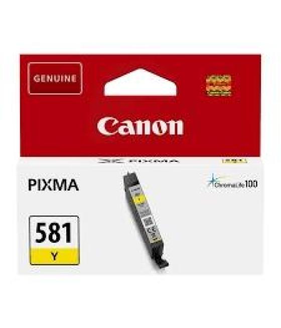 Canon tinta amarillo pixma ts 615x/815x/915x - tr 755x/855x - cli 581y