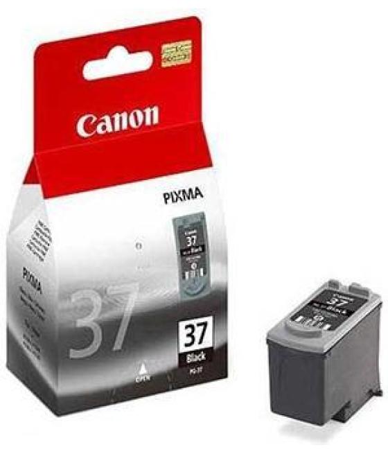 Canon tinta negro ip 1800/1900/2500/2600 - mp 190/210/220 - pg 37