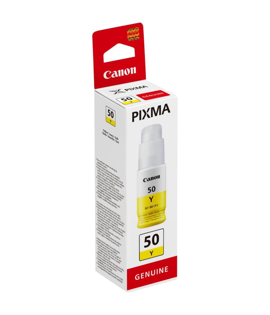Canon bote tinta amarillo pixma g 5050/6050 - gi 50y