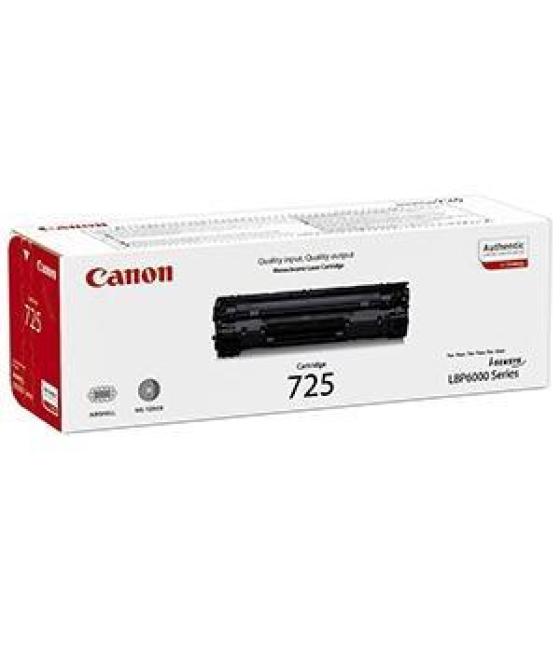 Canon toner negro lbp 6000/6020 - mf 3010 - crg 725