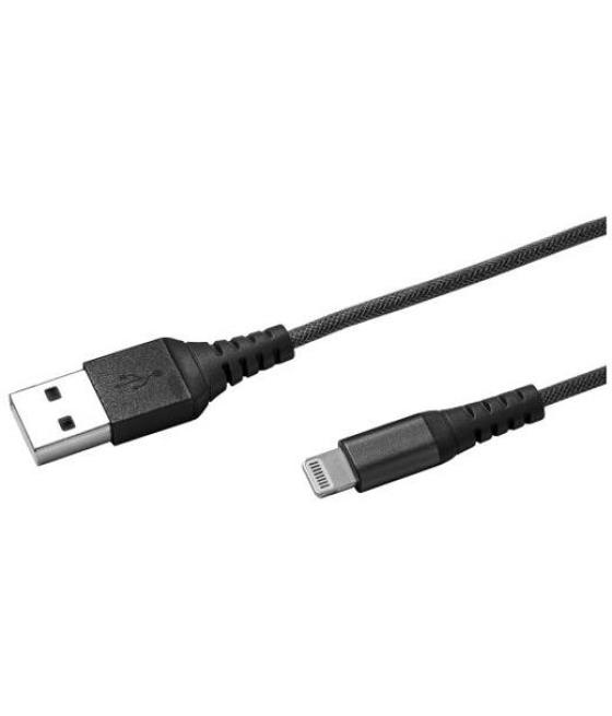 Celly cable usb tipo usb-a/m a lightning negro 25 cm