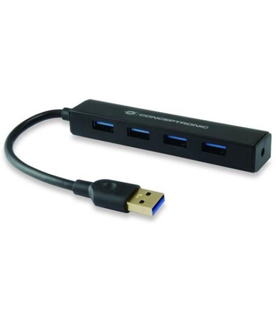 Conceptronic hub usb 3.0 4 puertos mini hub pocket