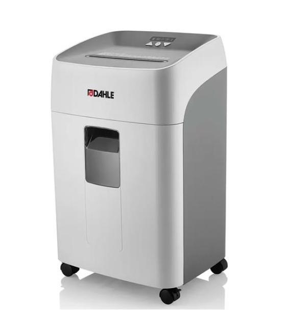 Dahle destructora deskside 504p corte partículas 2x15mm nivel p-5/f-2/t-5/e-4 capacidad 40l man/13-15h entrada 240mm