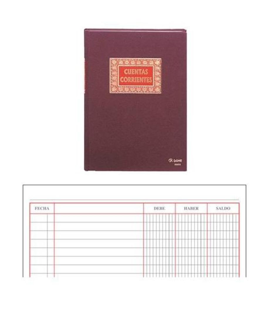 Dohe libro de cuentas corrientes folio natural 100 hojas