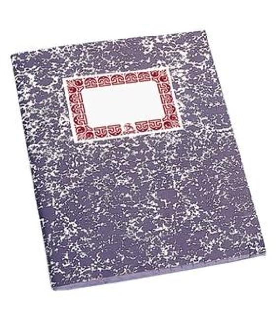 Dohe cuaderno cartoné índice rústica 24h cuarto natural gris claro pack 10 unidades