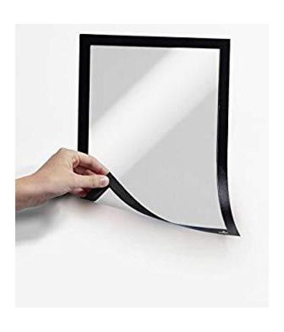 Durable marco informativo magnetico duraframe a4 negro -5u-