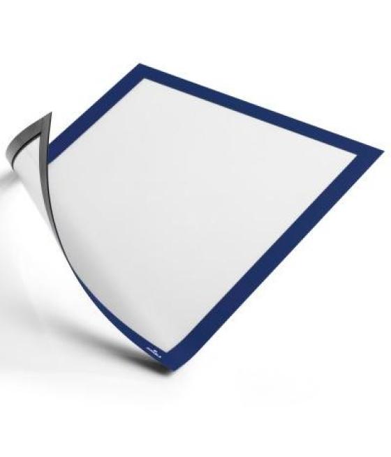 Durable marco informativo magnetico duraframe a4 azul oscuro