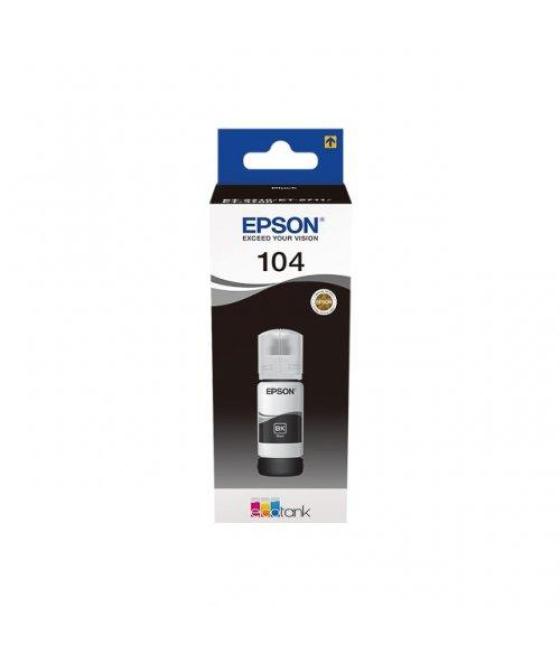 Epson tinta bote negro ecotank et-2710, 2711, 2726, 2815 - nº 104