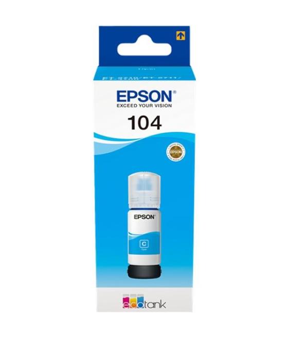 Epson tinta bote cian ecotank et-2710, 2711, 2726, 2815 - nº 104