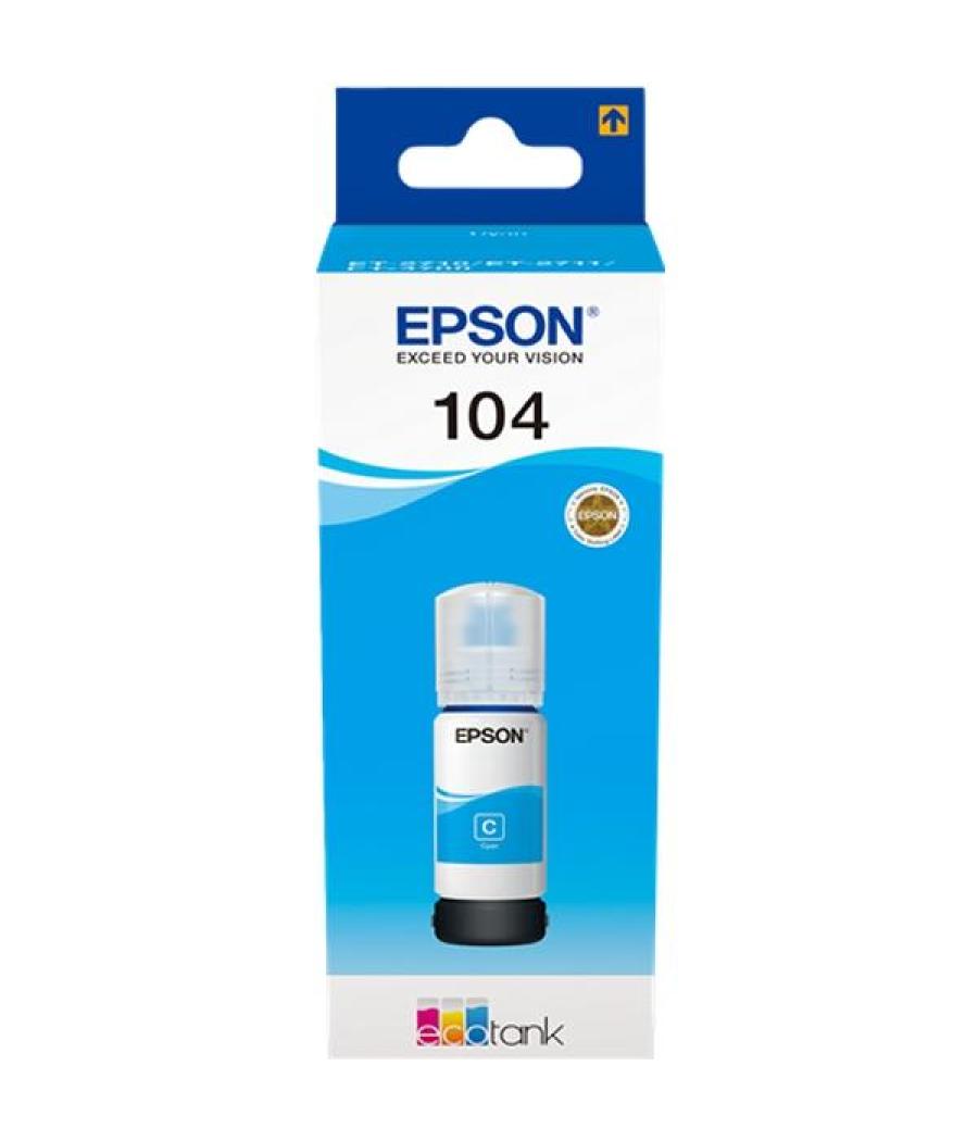 Epson tinta bote cian ecotank et-2710, 2711, 2726, 2815 - nº 104