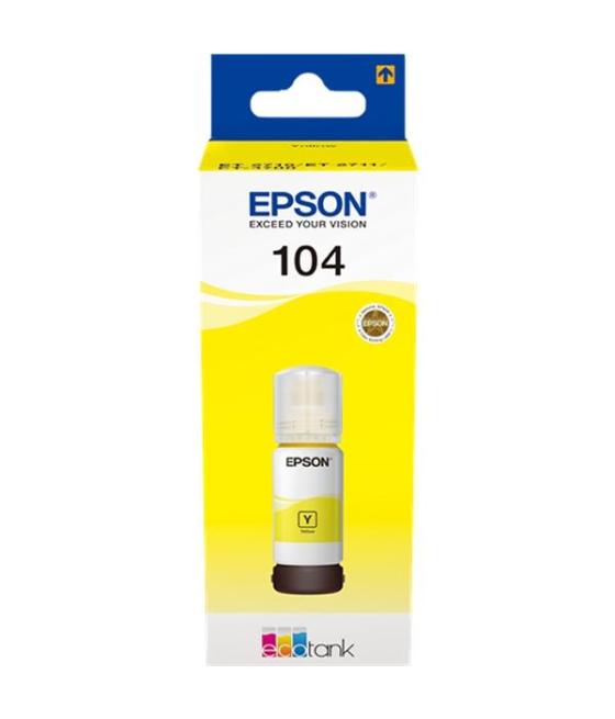 Epson tinta bote amarillo ecotank et-2710, 2711, 2726, 2815 - nº 104