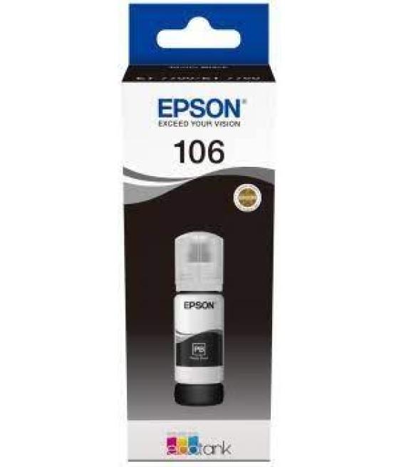 Epson tinta bote negro eco tank photo et-7700, 7750 - nº 106