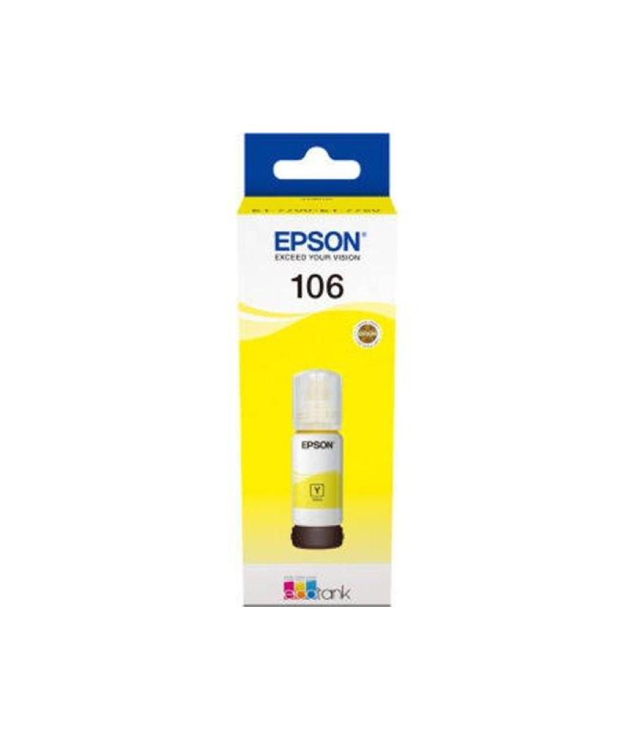 Epson tinta bote amarillo eco tank et-7700, 7750 - nº 106