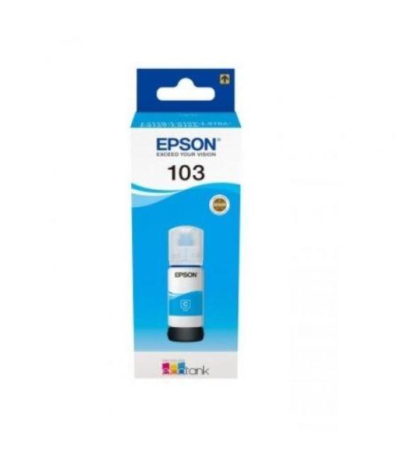 Epson ecotank tinta cian l1100 series, l3110 series - nº 103