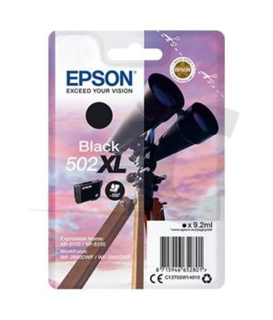 Epson tinta negro xp-5100, 5105 / wf2860dwf,2865dwf - nº 502xl