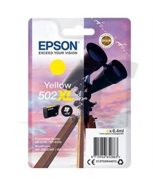 Epson tinta amarillo xp-5100, 5105 / wf2860dwf,2865dwf - nº 502xl