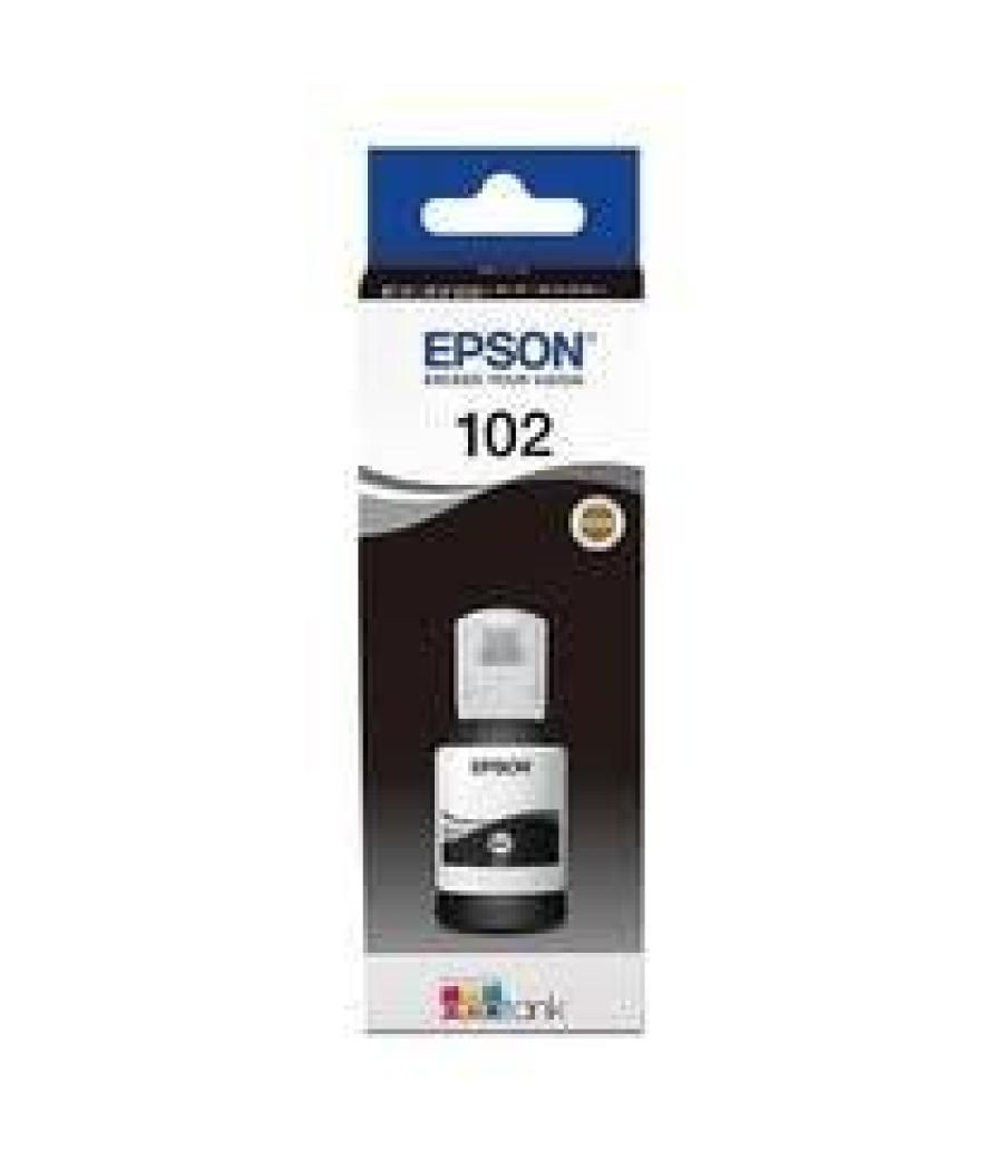 Epson tinta bote negro ecotank et-2700, 2750, 3700, 3750, 4750 - nº 102