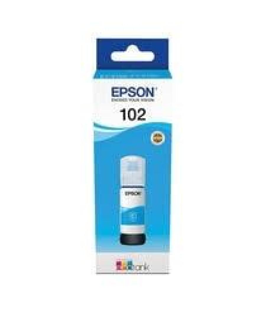 Epson tinta bote cian ecotank et-2700, 2750, 3700, 3750, 4750 - nº 102