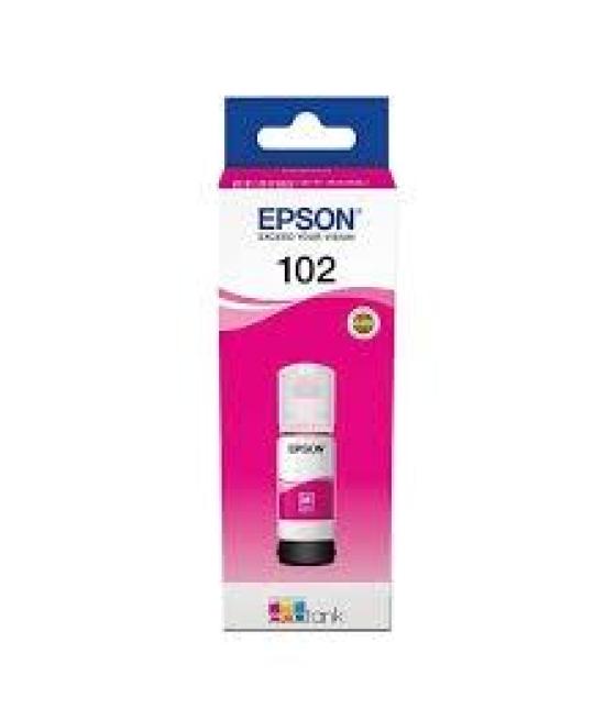 Epson tinta bote magenta ecotank et-2700, 2750, 3700, 3750, 4750 - nº 102
