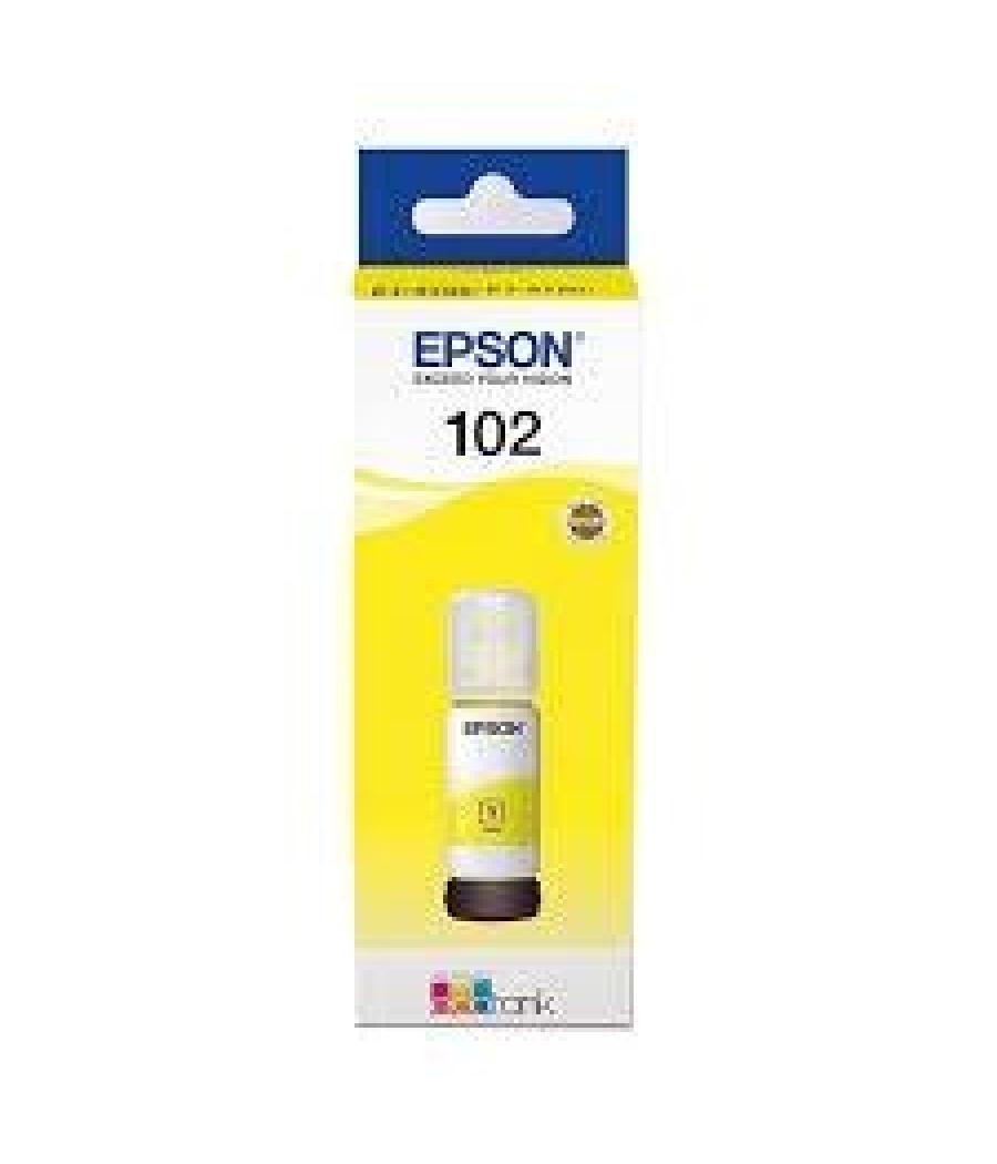 Epson tinta bote amarillo ecotank et-2700, 2750, 3700, 3750, 4750 - nº 102