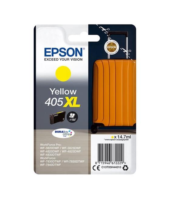 Epson tinta amarillo workforce pro wf-3820dwf, 3825dwf, 4820dwf, 4825dwf, 4830dwf / wf-7830dtwf, 7835dtwf, 7840dtwf - 405xl